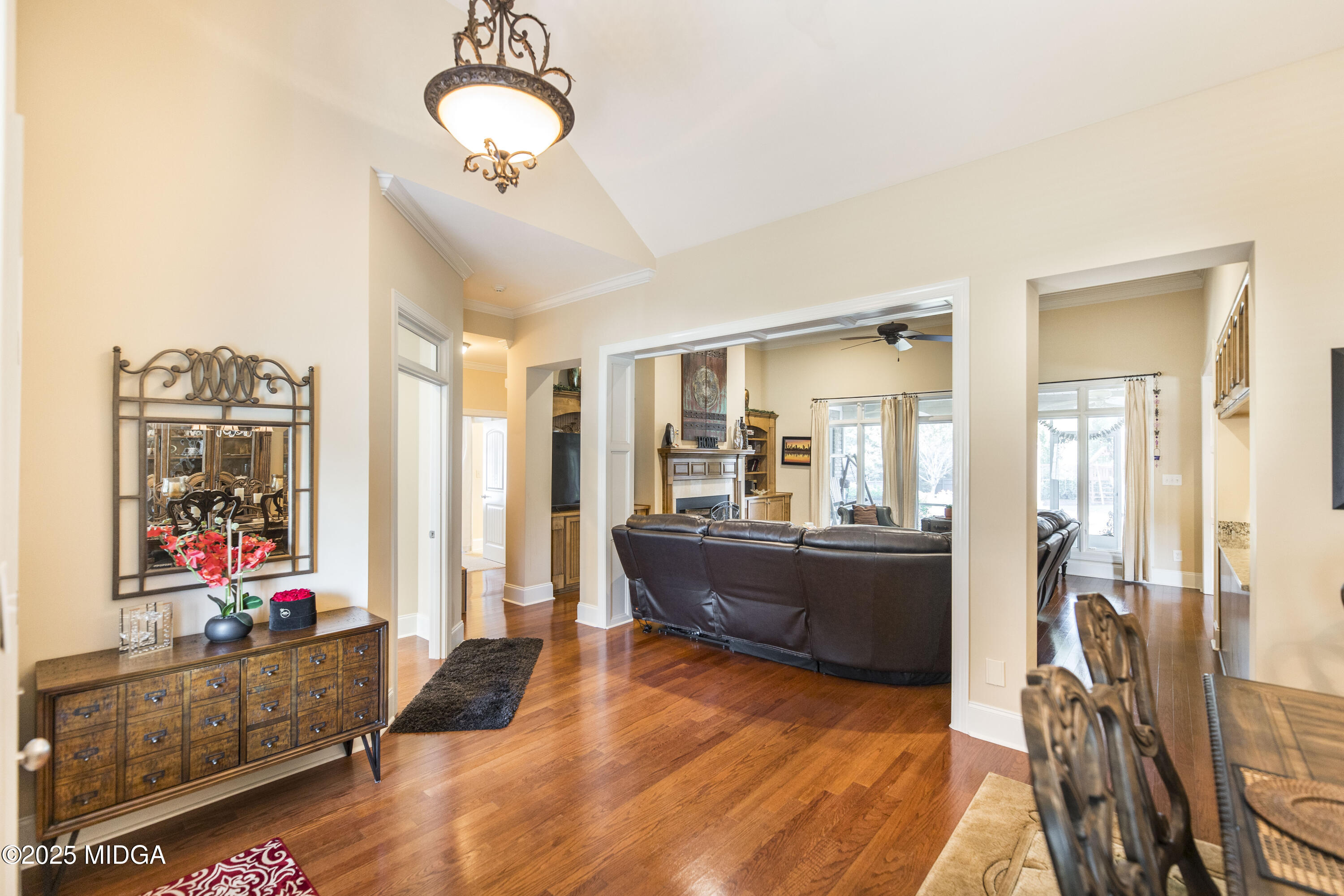 711 Latrobe Way Macon, GA 31220 - Photo 8 of 44 a bed room with furniture and a flat screen tv