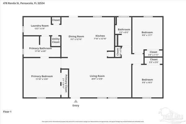 a picture of a floor plan