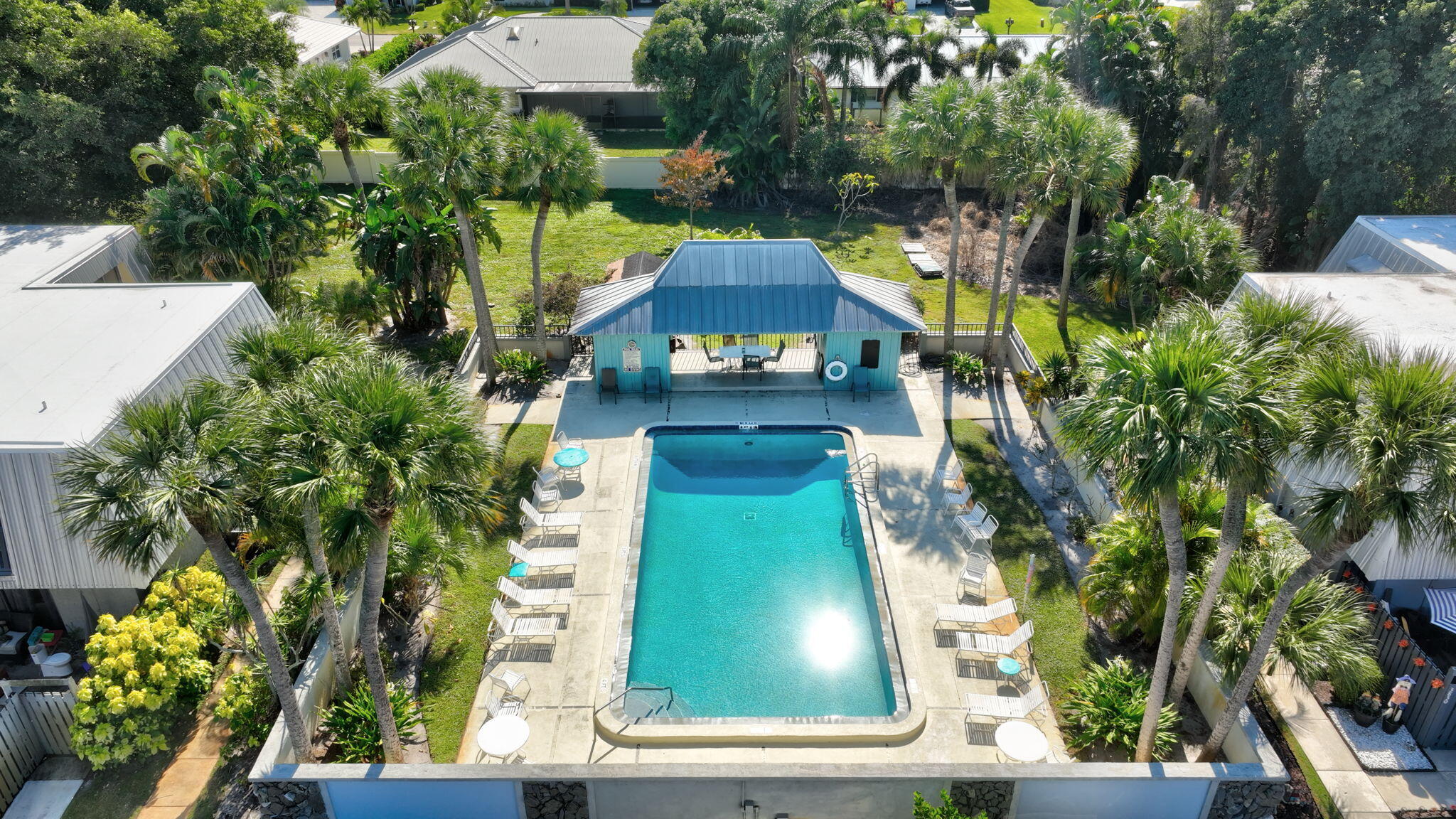 3860 Jefferson Street Stuart, FL 34997 - Photo 14 of 26 an aerial view of a residential houses with yard