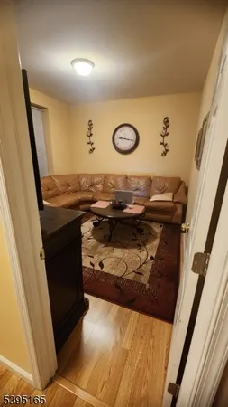 a kitchen with a sink and a refrigerator