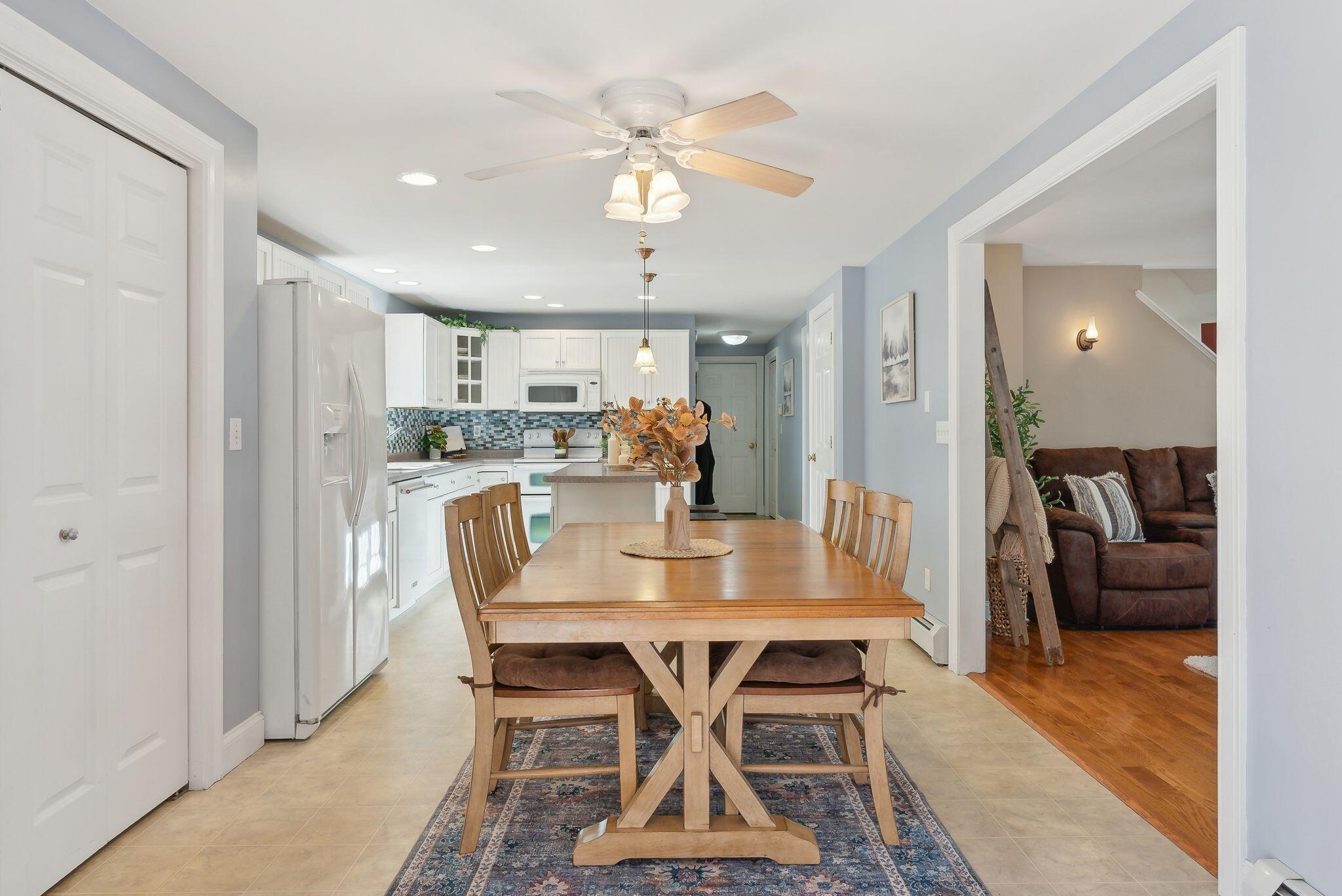72 Falmouth Road Windham, ME 04062 - Photo 18 of 41 open dining to kitchen & living room