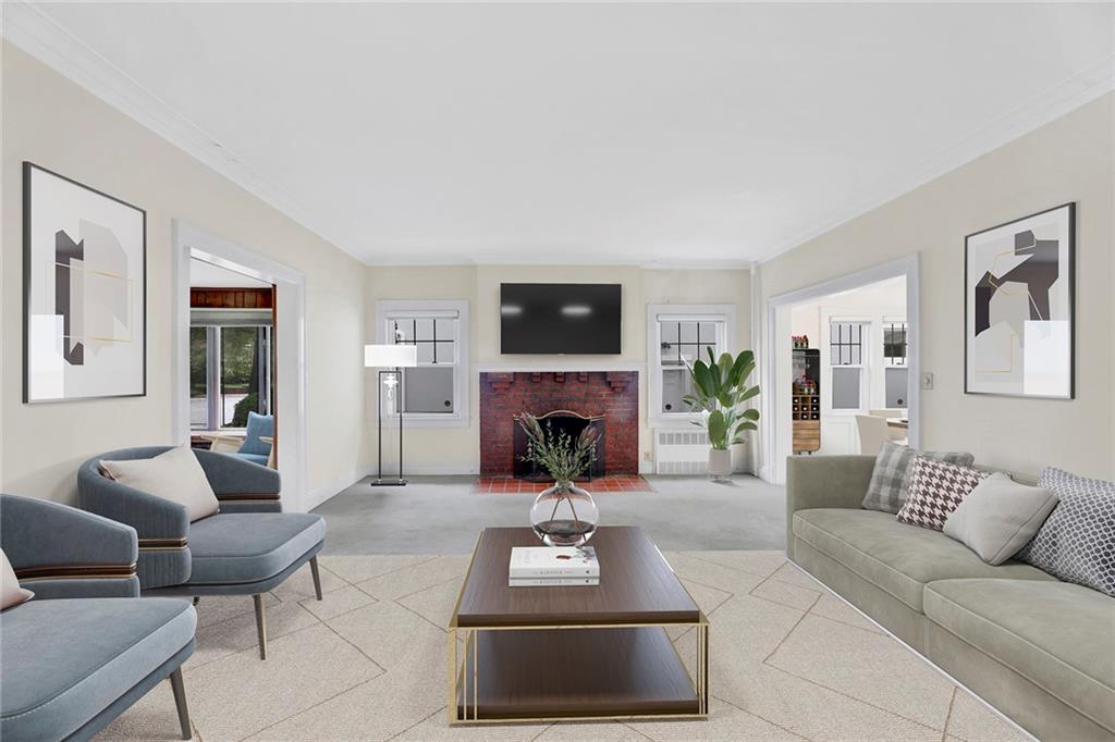 8016 Colonial Road Brooklyn, NY 11209 - Photo 8 of 43 a living room with furniture fireplace and window