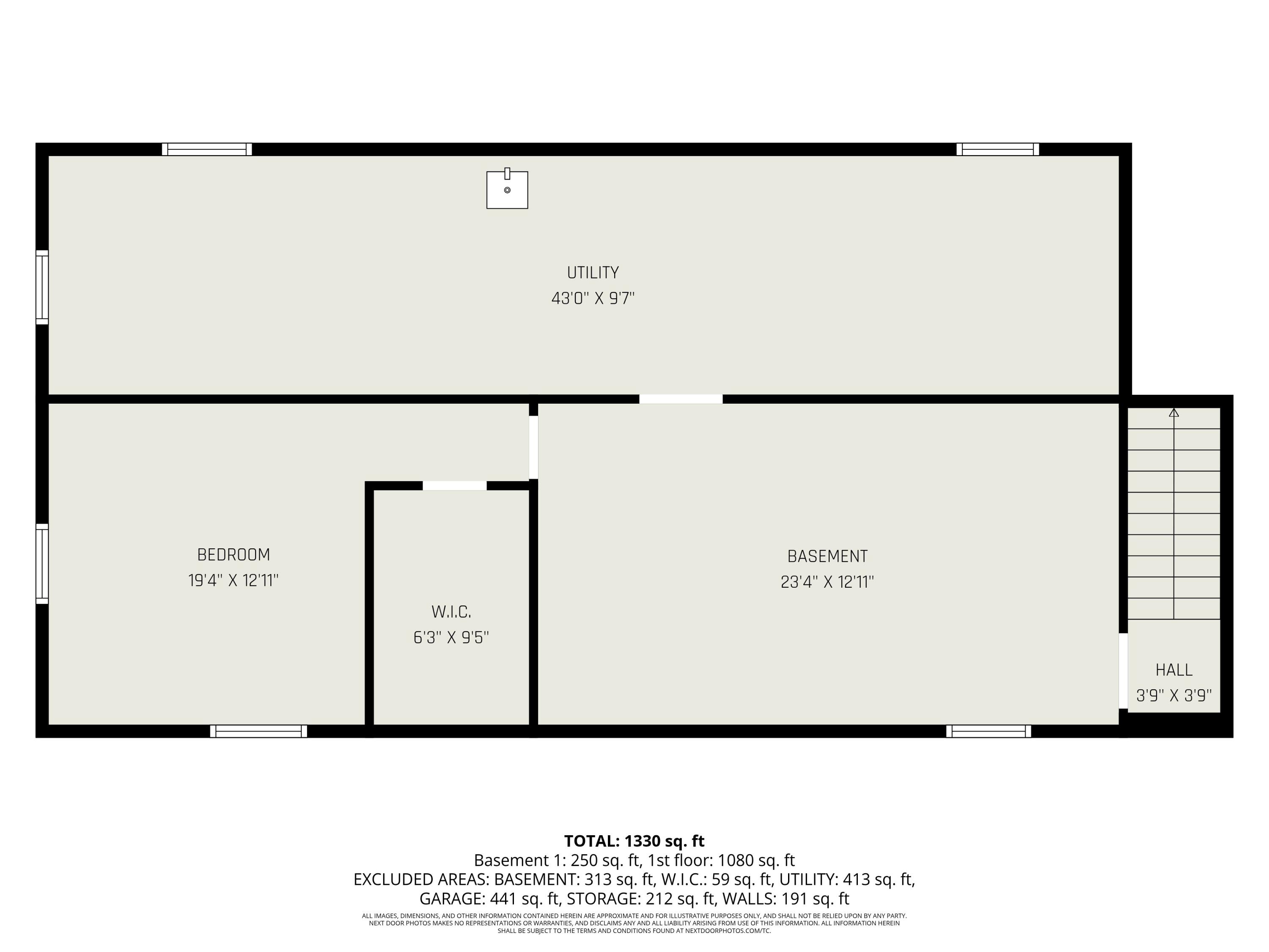 1950 Ora Street Muskegon, MI 49445 - Photo 28 of 28 basement_with_sq.ft_285