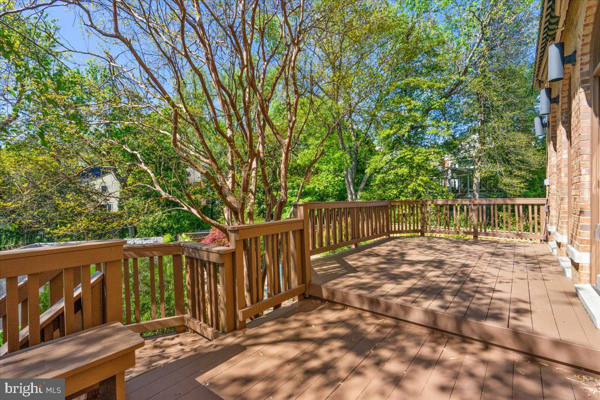 1626 Foxhall Road Northwest Washington, DC 20007 - Photo 5 of 23 Deck