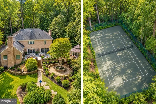 a view of a back yard
