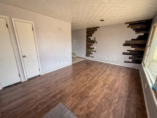 wooden floor in an empty room