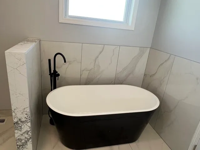 a close view of sink