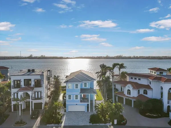a view of a city with tall buildings