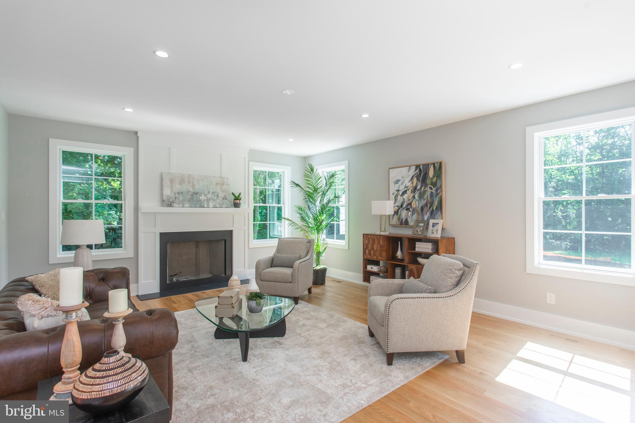 211 South Spring Mill Road Villanova, PA 19085 - Photo 29 of 66 family room with fireplace