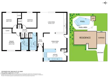 $775,000 | 1870 Burch Avenue, Simi Valley, CA 93063