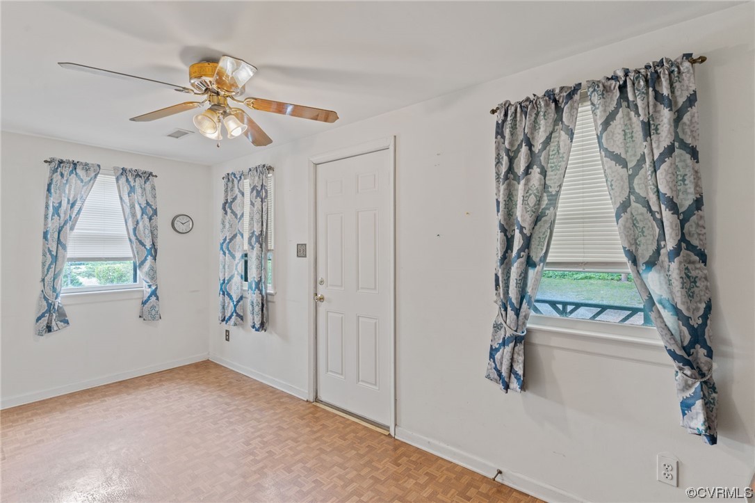 3980 Cedar Plains Road Sandy Hook, VA 23153 - Photo 7 of 18 a view of a room with window and ceiling fan