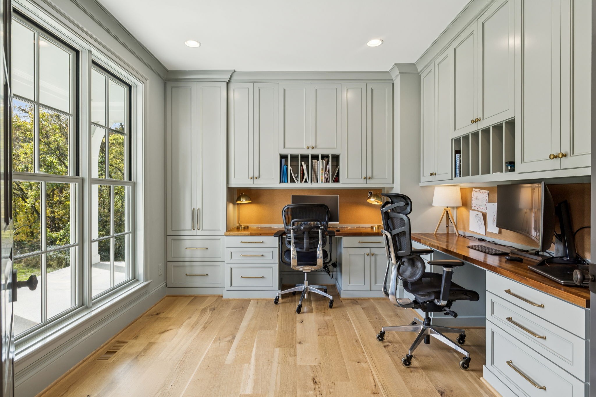 4388 Stenberg Road Whites Creek, TN 37189 - Photo 11 of 58 a view of a workspace with furniture and a window