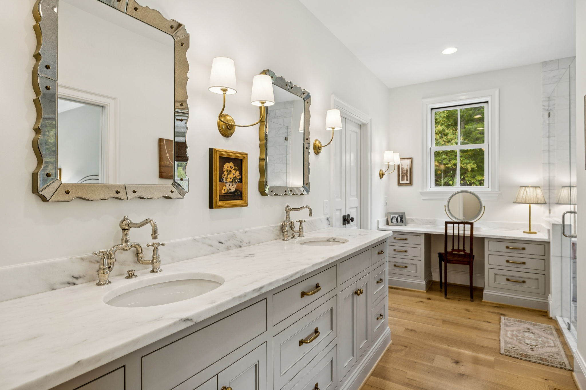 4388 Stenberg Road Whites Creek, TN 37189 - Photo 35 of 61 a spacious bathroom with double sink and a mirror