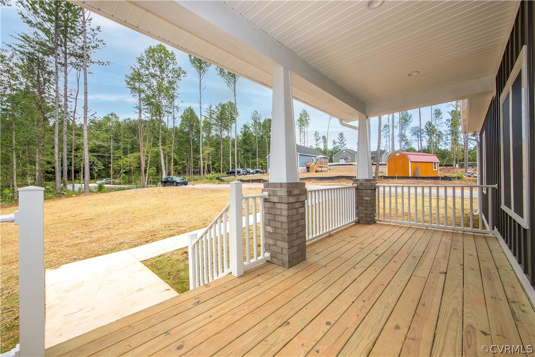 26 Perkins Road Cartersville, VA 23027 - Photo 2 of 22 A lovely view of the front porch.