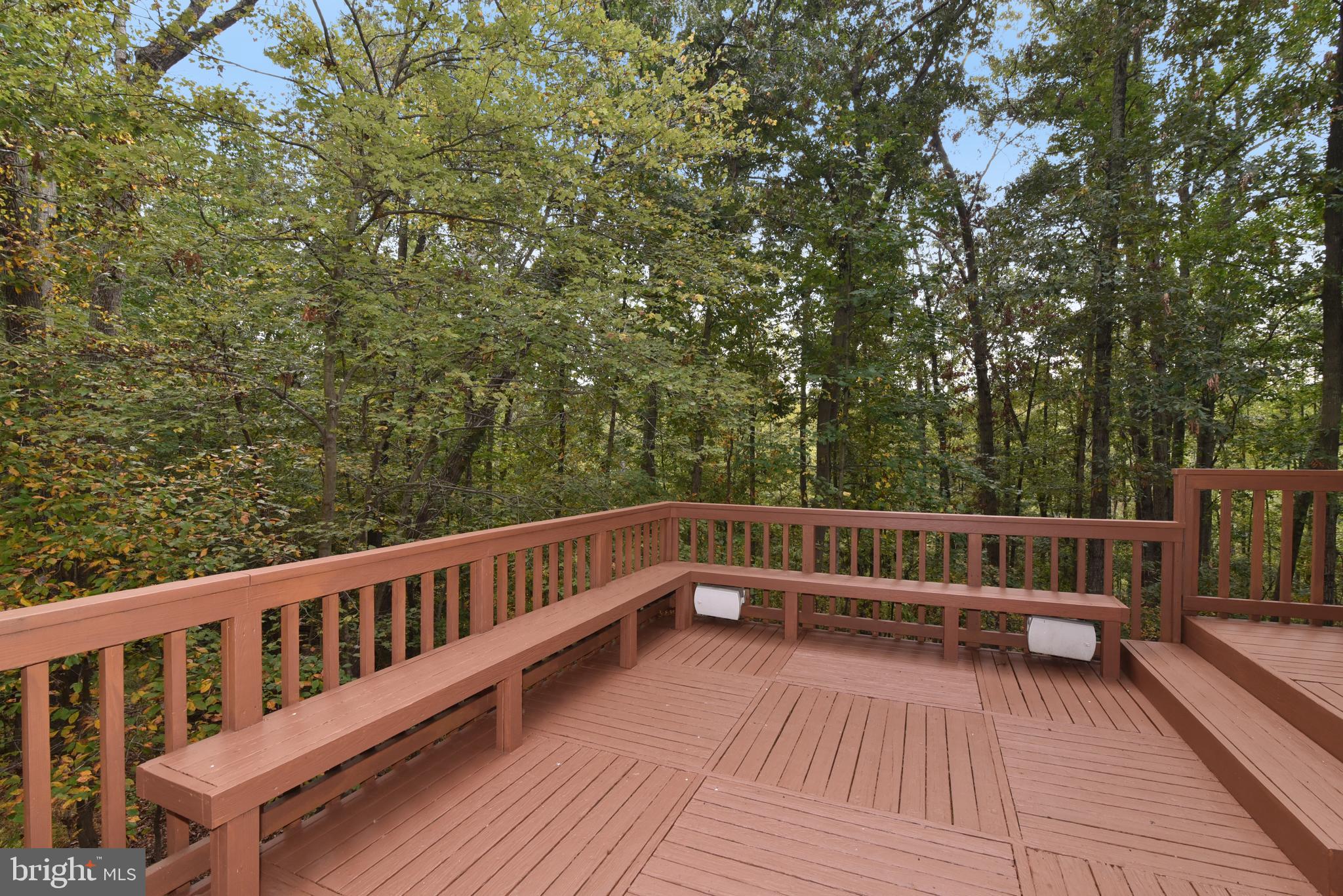 11117 Glade Drive Reston, VA 20191 - Photo 9 of 75 Great deck space with built-in benches.