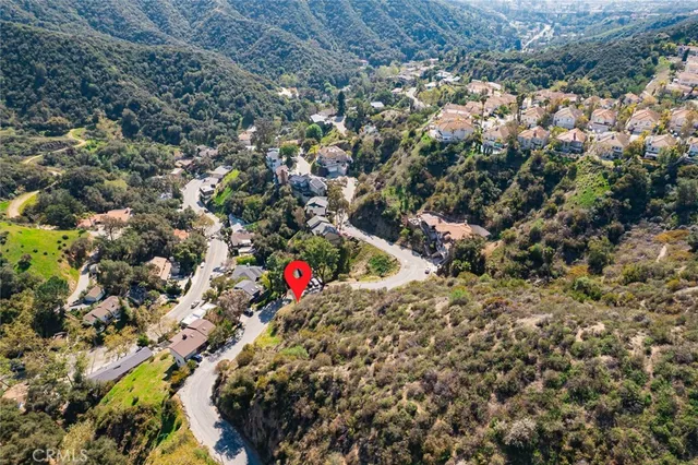 a view of city and mountain