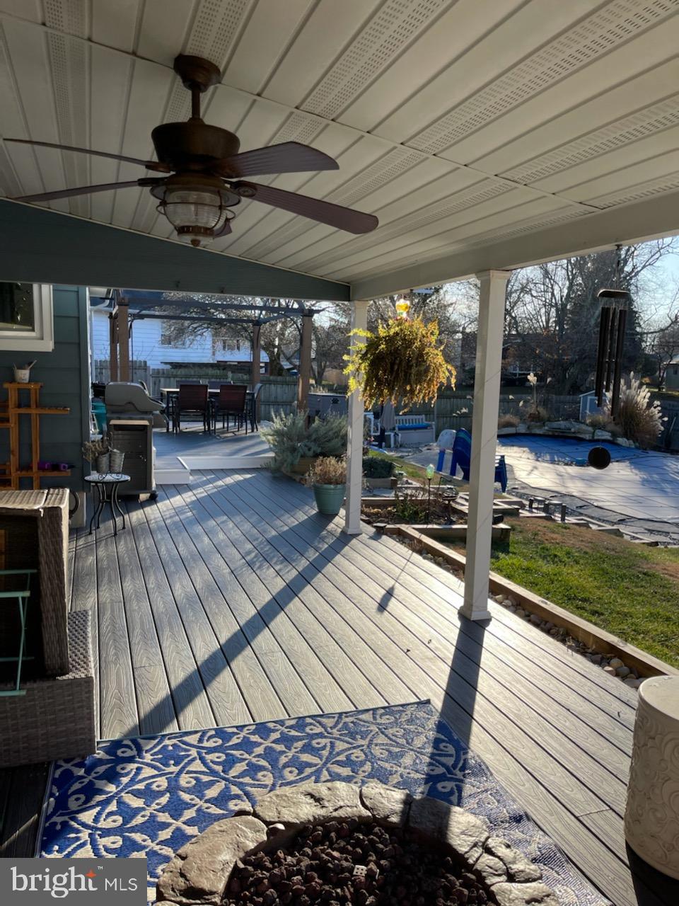 102 Farmdale Road Eastampton, NJ 08060 - Photo 14 of 16 Covered back patio