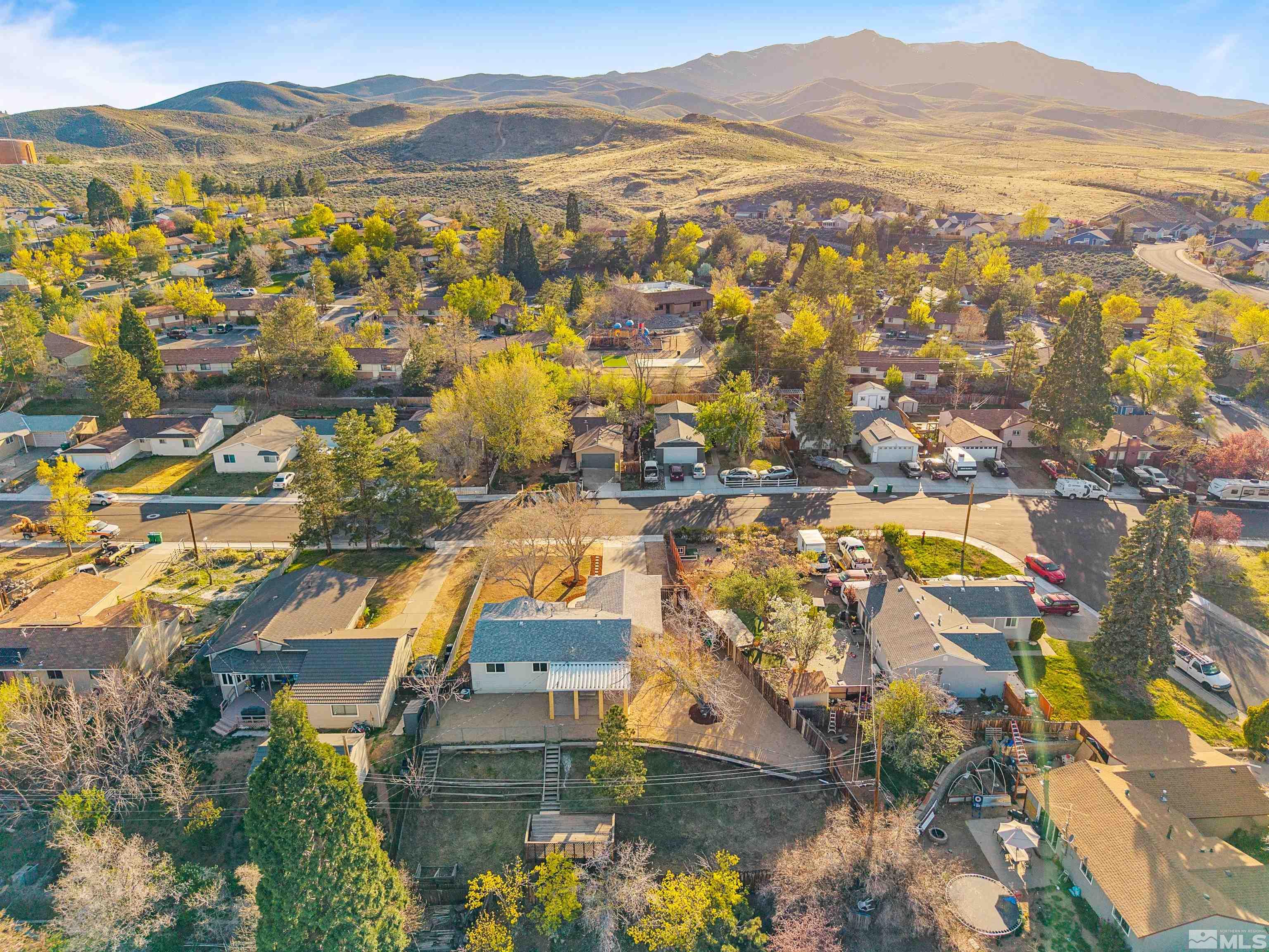 7750 Yorkshire Drive Reno, NV 89506 - Photo 28 of 33 an aerial view of residential houses with outdoor space