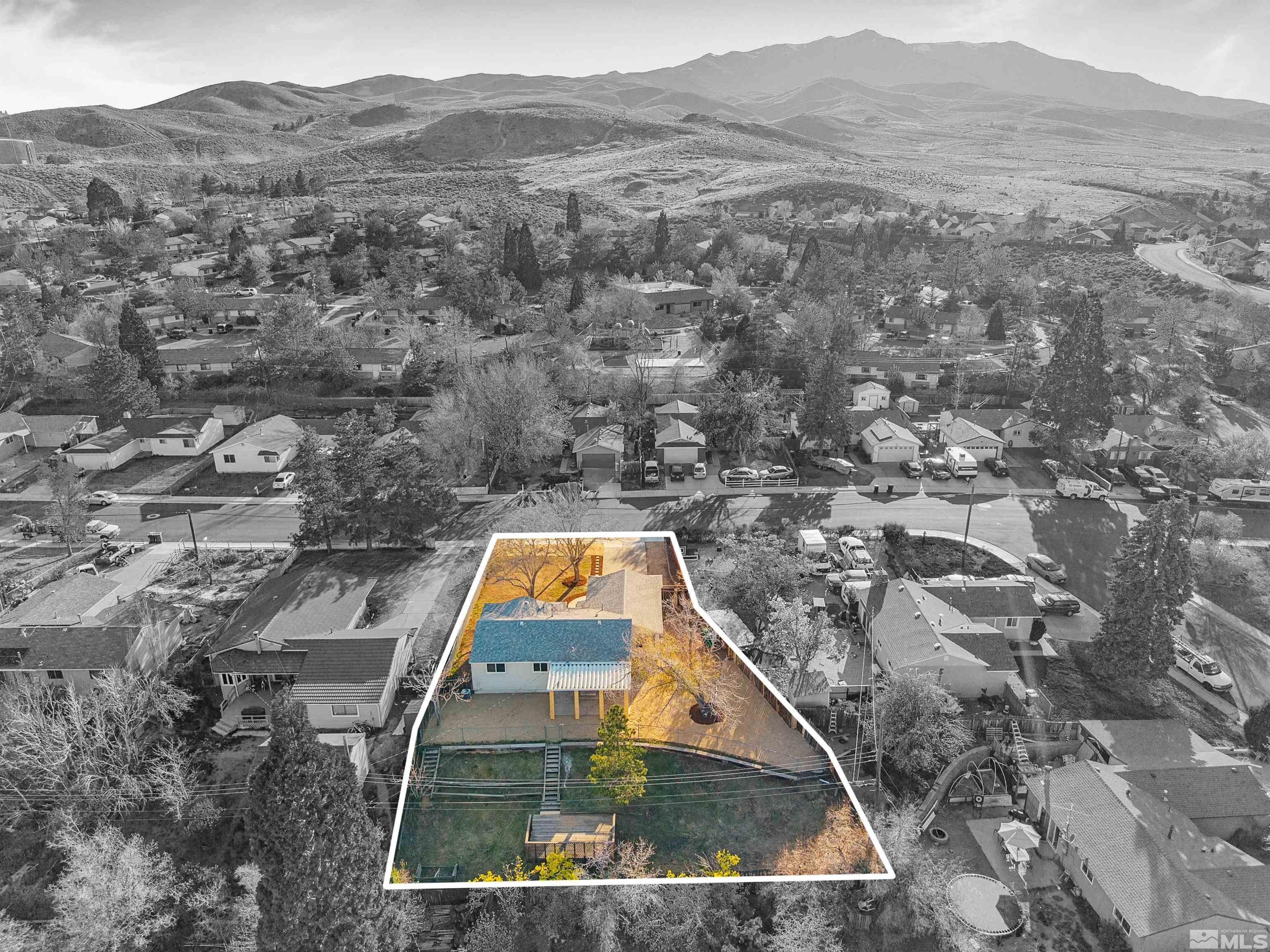 7750 Yorkshire Drive Reno, NV 89506 - Photo 29 of 33 an aerial view of a house