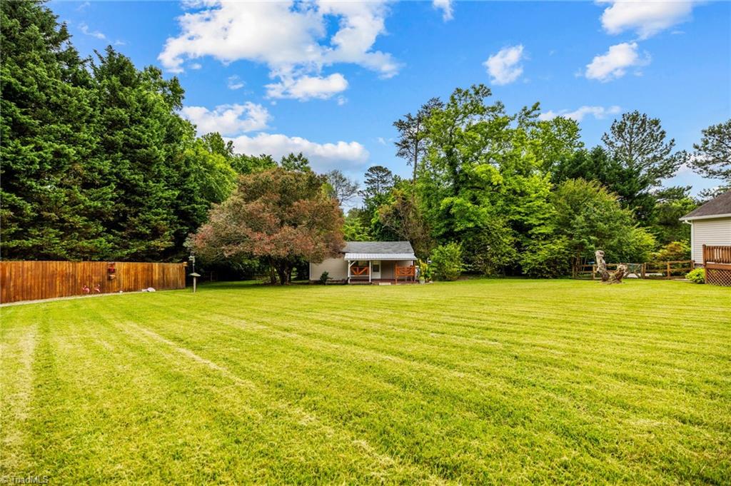 3603 Fieldview Road Pleasant Garden, NC 27313 - Photo 7 of 31 Outside, the expansive yard provides endless possibilities for outdoor enjoyment.