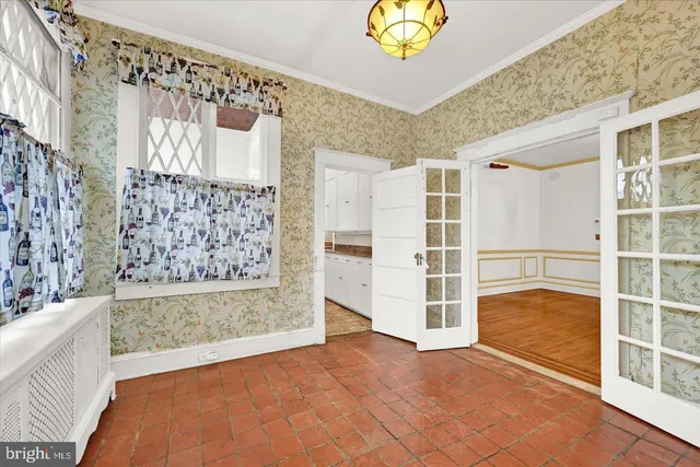 a view of front door