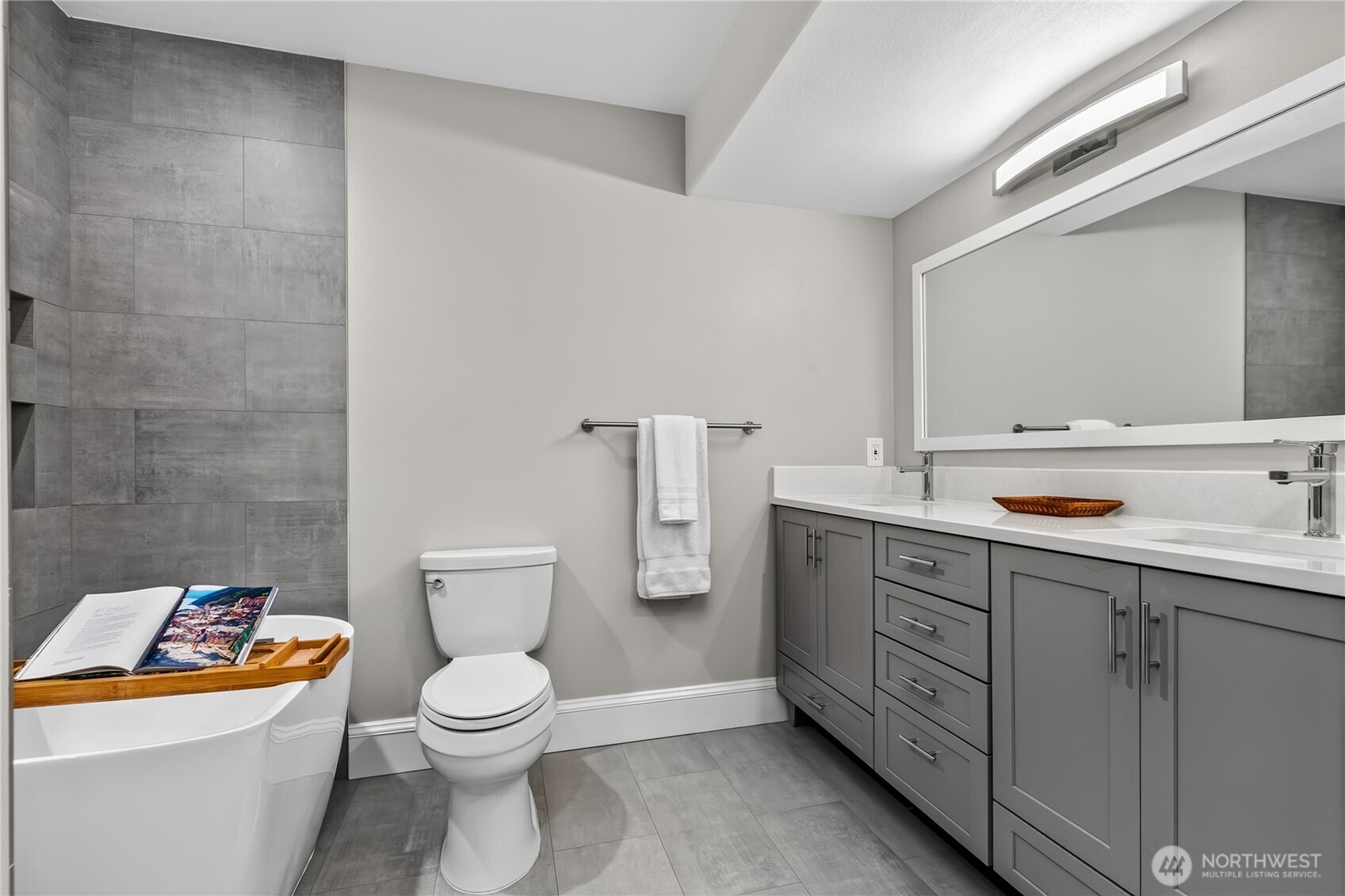 45 Cascade Lane Bellingham, WA 98229 - Photo 23 of 40 a bathroom with a toilet sink and mirror