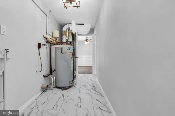 a view of water heater room