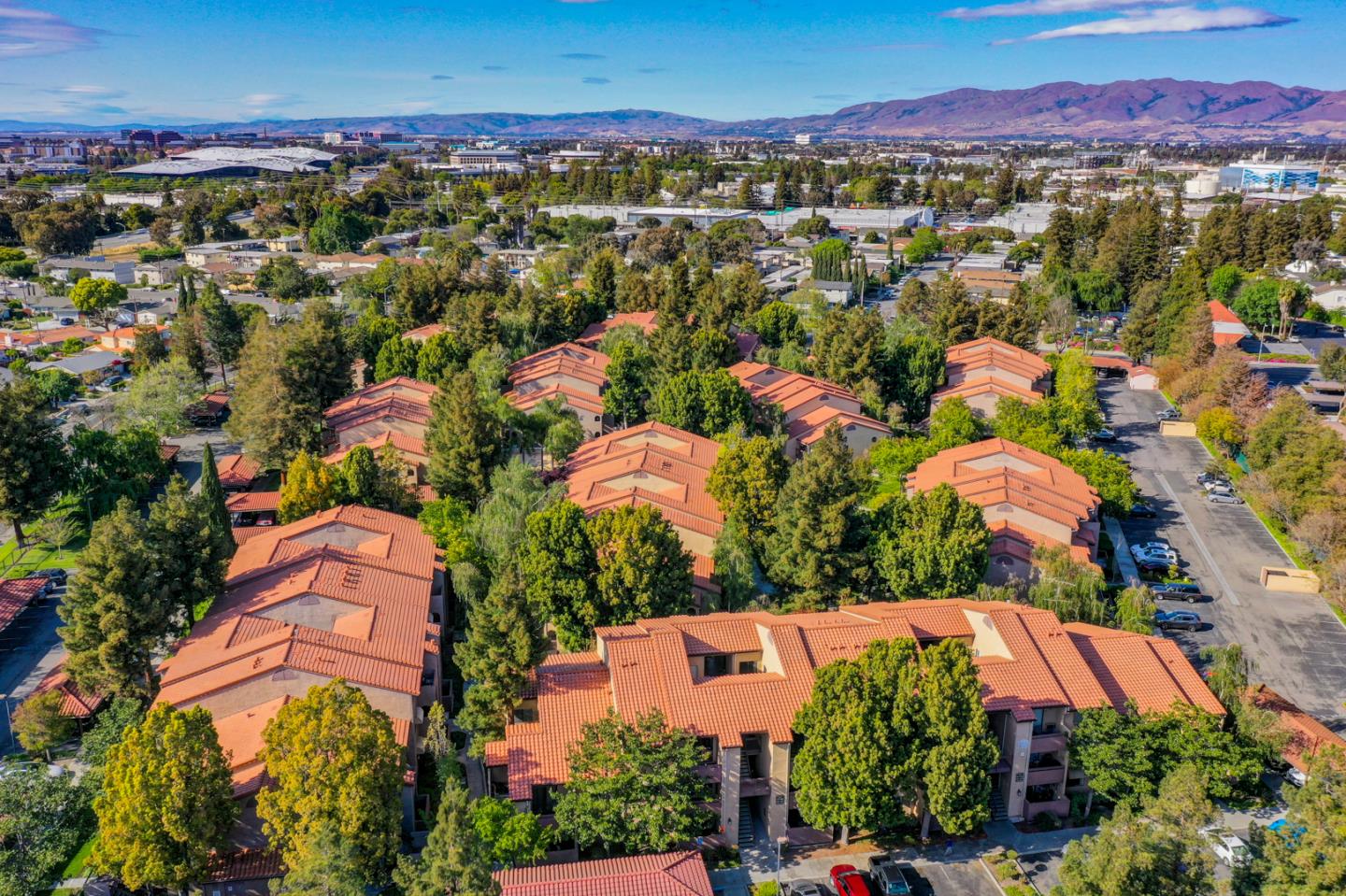 2250 Monroe Street, Unit 192 Santa Clara, CA 95050 - Photo 30 of 33 an aerial view of residential houses with outdoor space