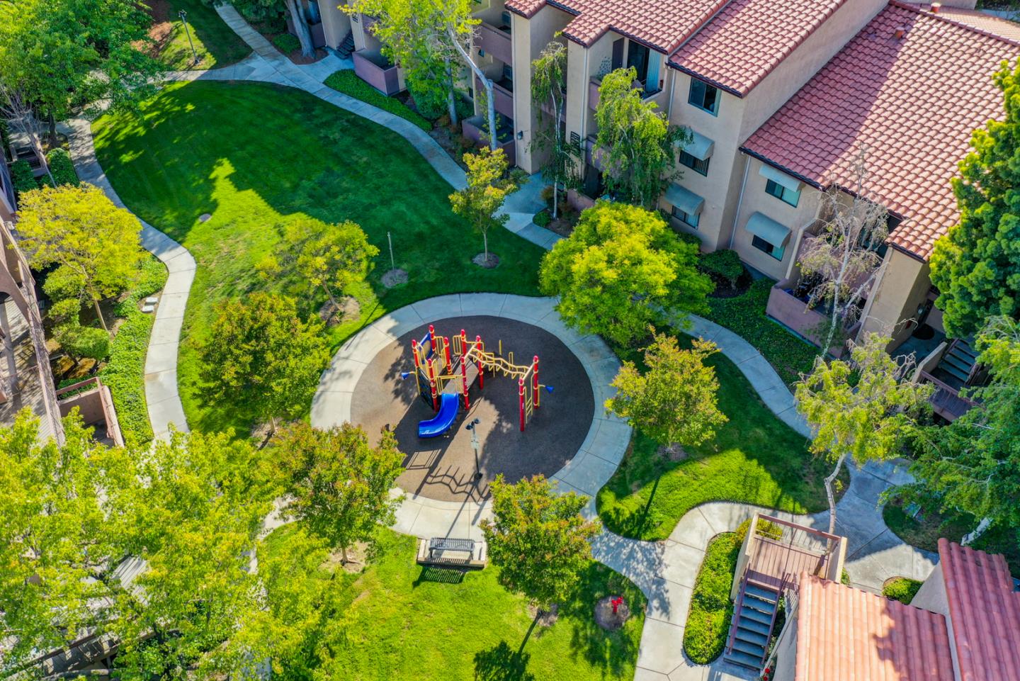2250 Monroe Street, Unit 192 Santa Clara, CA 95050 - Photo 33 of 33 an aerial view of a house with garden space and street view