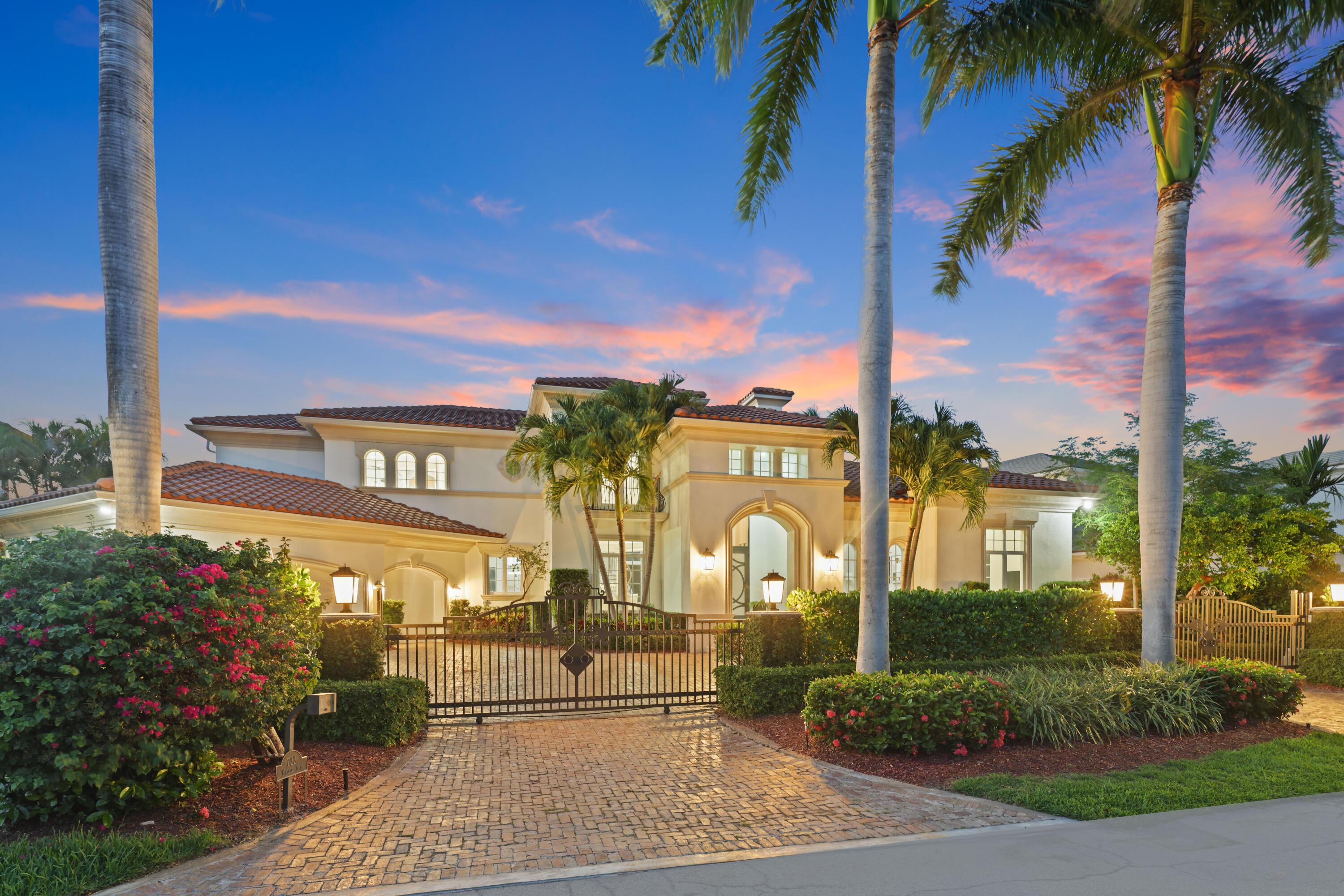723 Marble Way Boca Raton, FL 33432 - Photo 3 of 89 Front of Home Twilight