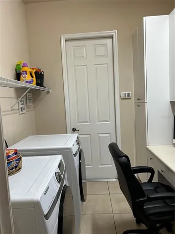 a room with a couch and a table