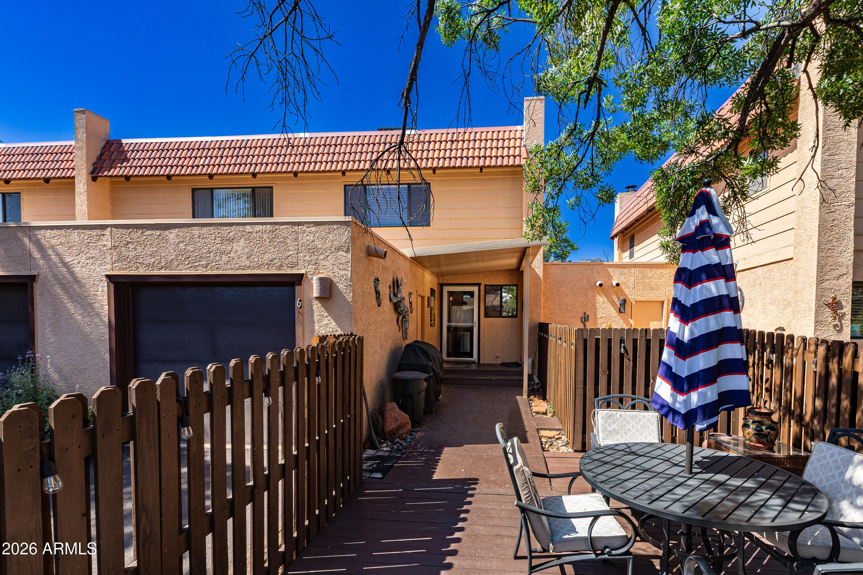 155 Canyon Diablo Road, Unit 6 Sedona, AZ 86351 - Photo 16 of 28 16-Enclosed-Garage-Covered-Rear-Entrance