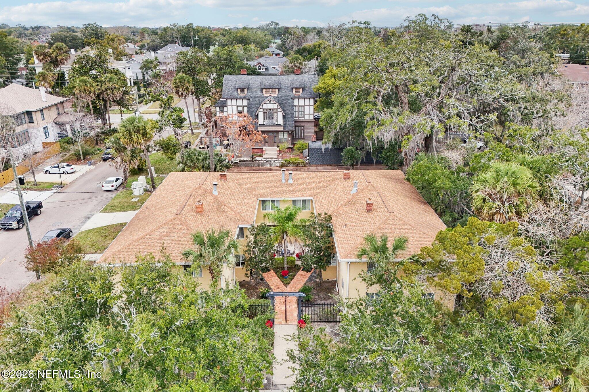 2159 Riverside Avenue, Unit 4 Jacksonville, FL 32204 - Photo 32 of 50 an aerial view of a house with a yard