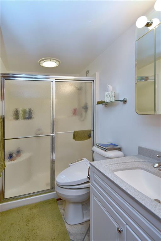 1585 Bellmonte Road Pittsburgh, PA 15237 - Photo 16 of 24 2nd upgrade bath is in the lower level. It also has a Fresh Feel commode with heated bidet seat and LG Hi-Macs solid surface, color-through counter top.