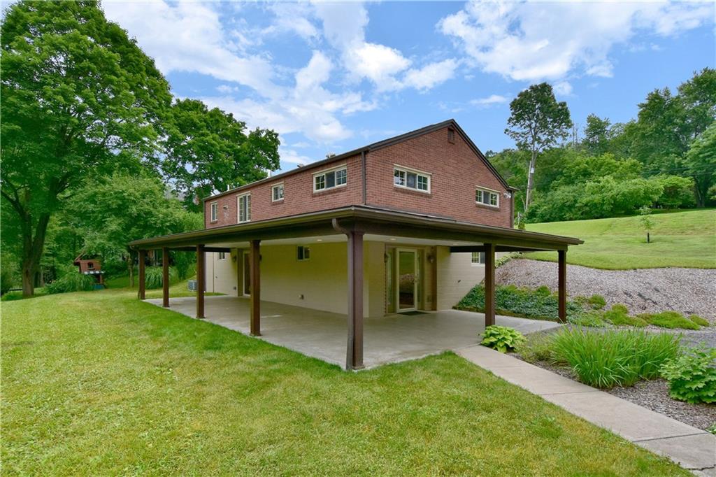 1585 Bellmonte Road Pittsburgh, PA 15237 - Photo 19 of 24 The patio space on 2-story coded footer/foundation offers potential expansion.