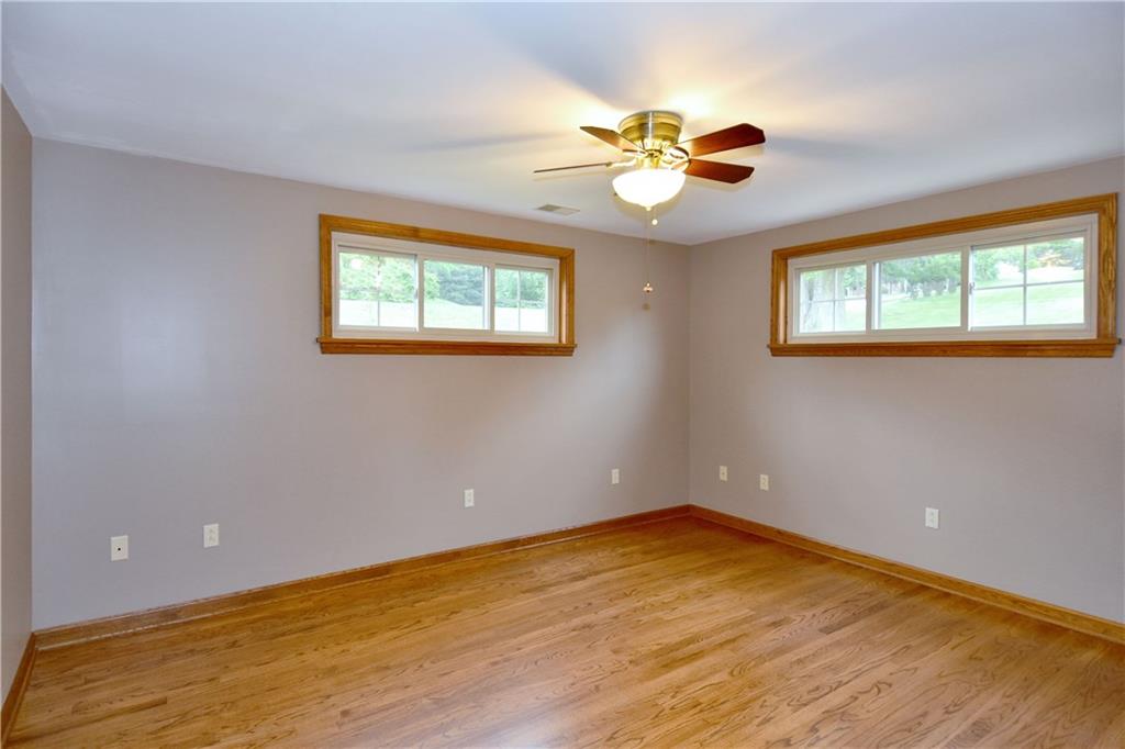 1585 Bellmonte Road Pittsburgh, PA 15237 - Photo 9 of 24 Nicely sized 1st floor master bedroom has nice sized closet and attic access which has new plywood flooring.