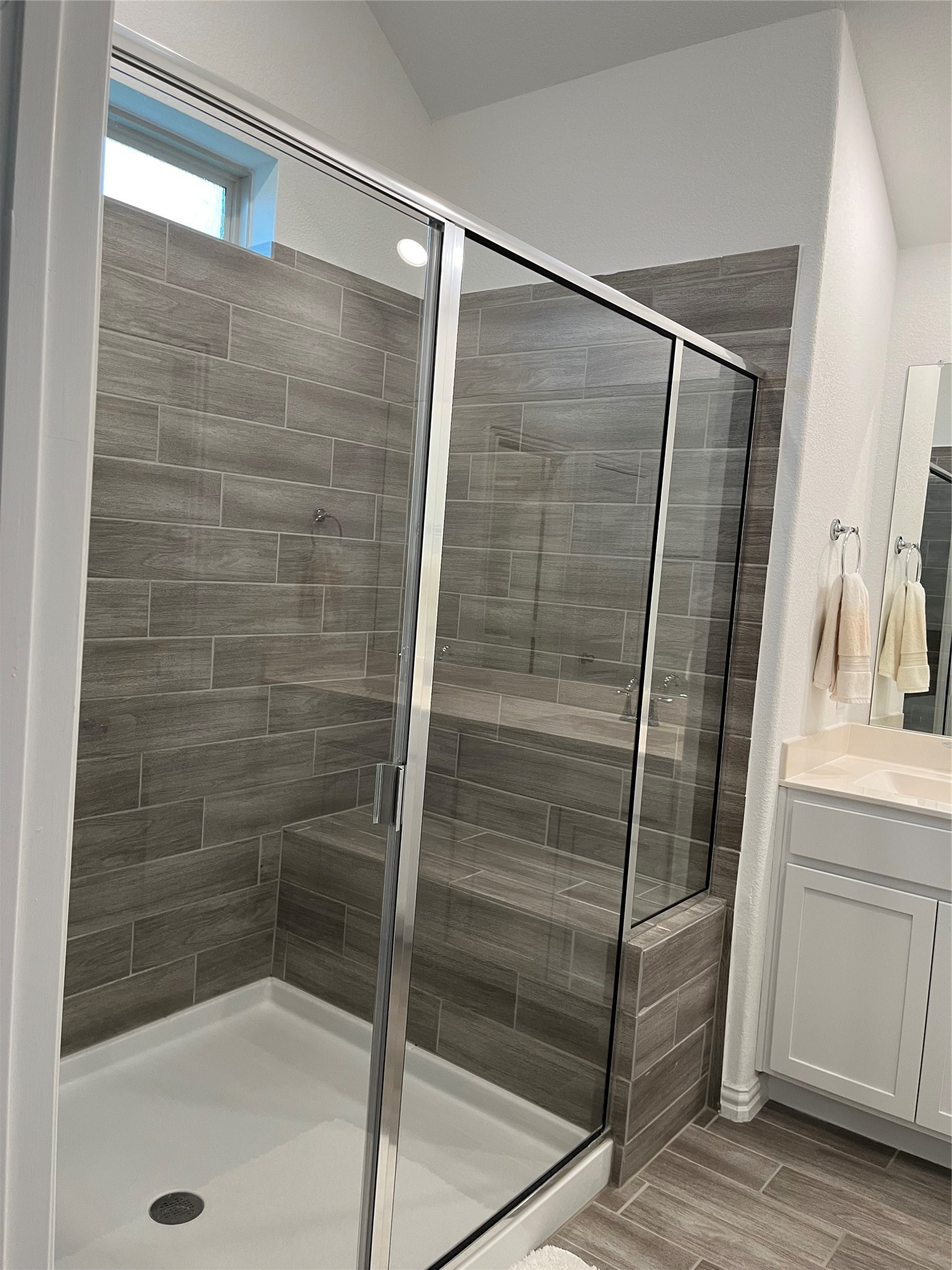 14242 Amherst Mdw Trail Rosharon, TX 77583 - Photo 23 of 36 Primary Over Sized Walk-In Shower