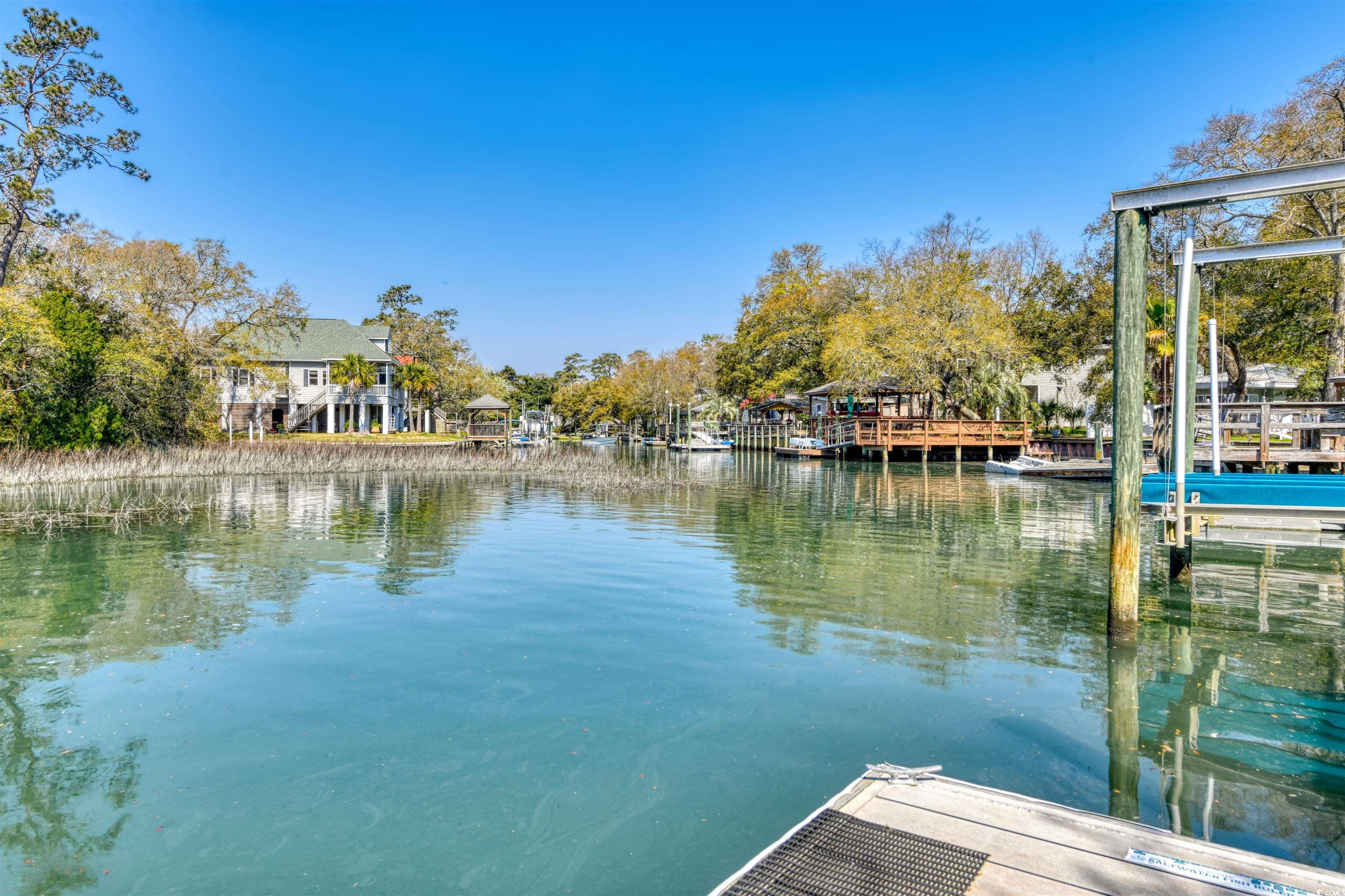 3714 Jordan Landing Road Murrells Inlet, SC 29576 - Photo 37 of 39 Dock area with a water view