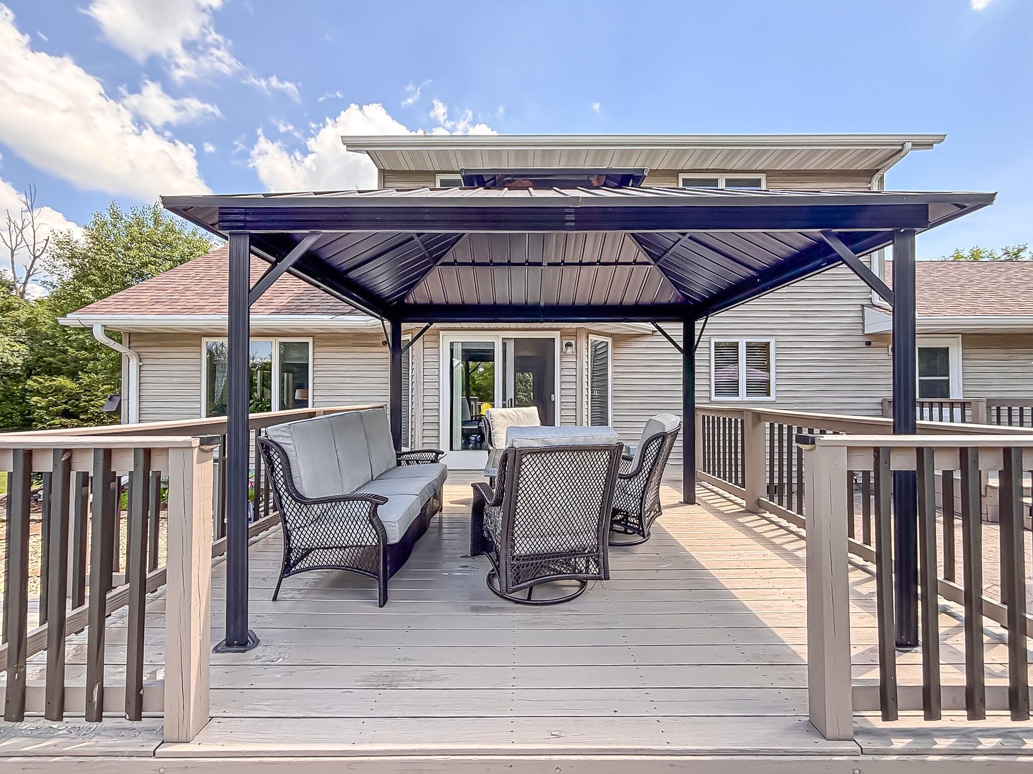 N5833 County Rd F Concord, WI 53178 - Photo 36 of 55 Deck/Pergola