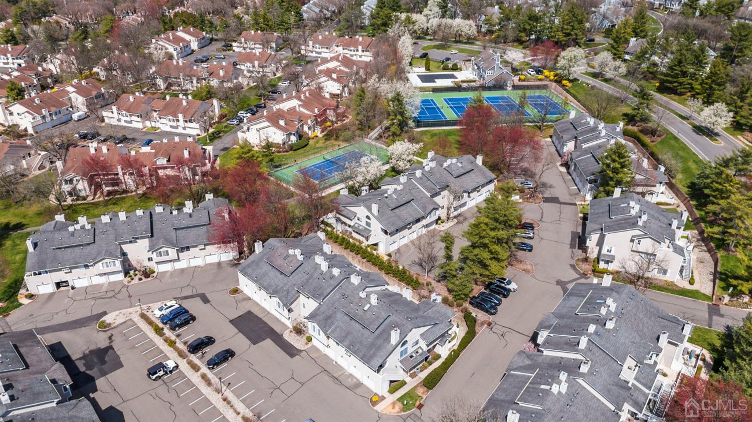 17 Bentley Court Bedminster, NJ 07921 - Photo 43 of 44 an aerial view of a city with lots of residential buildings