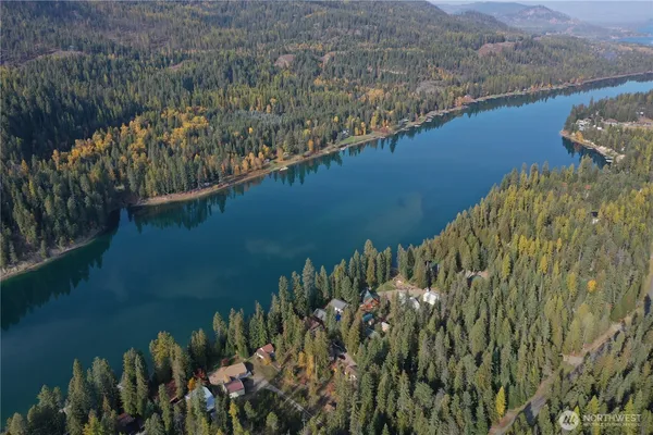 a view of a lake with a lake