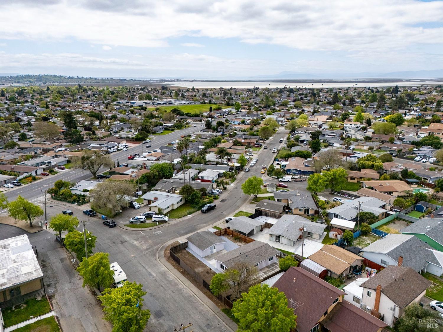 240 Rinaldo Drive Vallejo, CA 94589 - Photo 41 of 41 an aerial view of a city with lots of residential buildings
