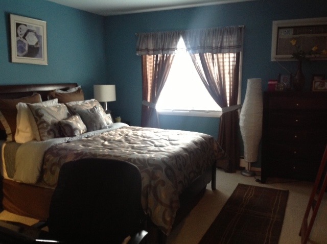 10433 Dearlove Road, Unit 5 Glenview, IL 60025 - Photo 7 of 10 a bedroom with a bed and window