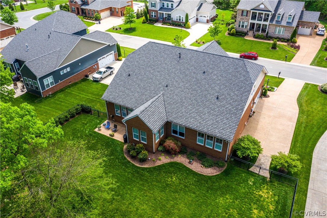 163 Button Bush Road Richmond, VA 23238 - Photo 45 of 46 an aerial view of a house