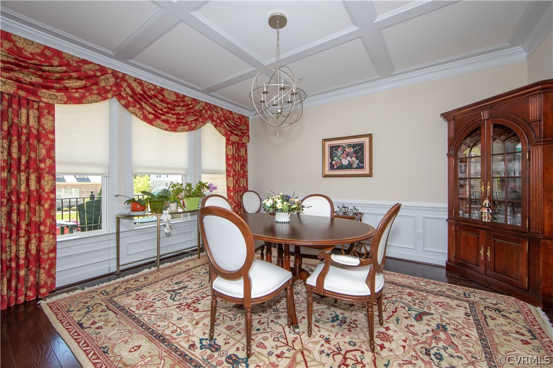 163 Button Bush Road Richmond, VA 23238 - Photo 5 of 46 a view of a dining room with furniture window and wooden floor