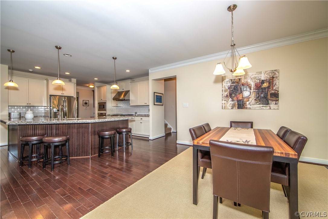 163 Button Bush Road Richmond, VA 23238 - Photo 9 of 46 a dining room with furniture and window