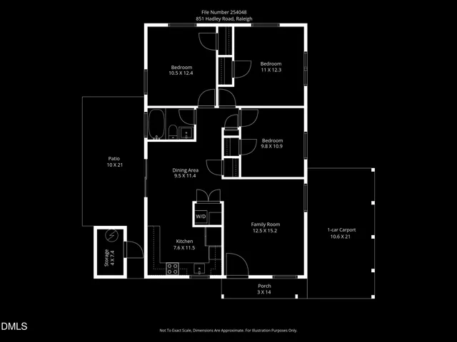 $320,000 | 851 Hadley Road, Raleigh, NC 27610