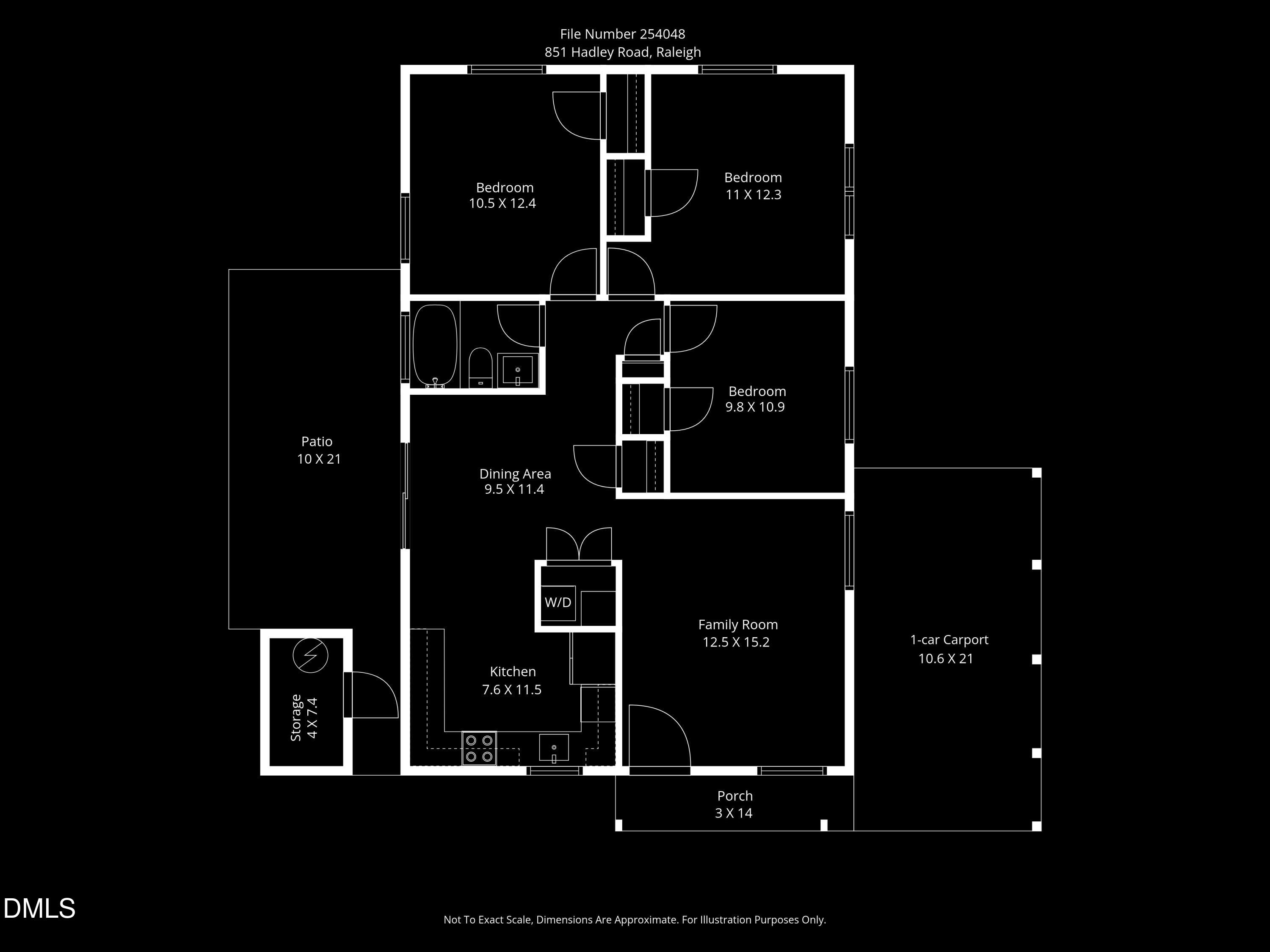 851 Hadley Road Raleigh, NC 27610 - Photo 25 of 46 a picture of a bathroom with shower