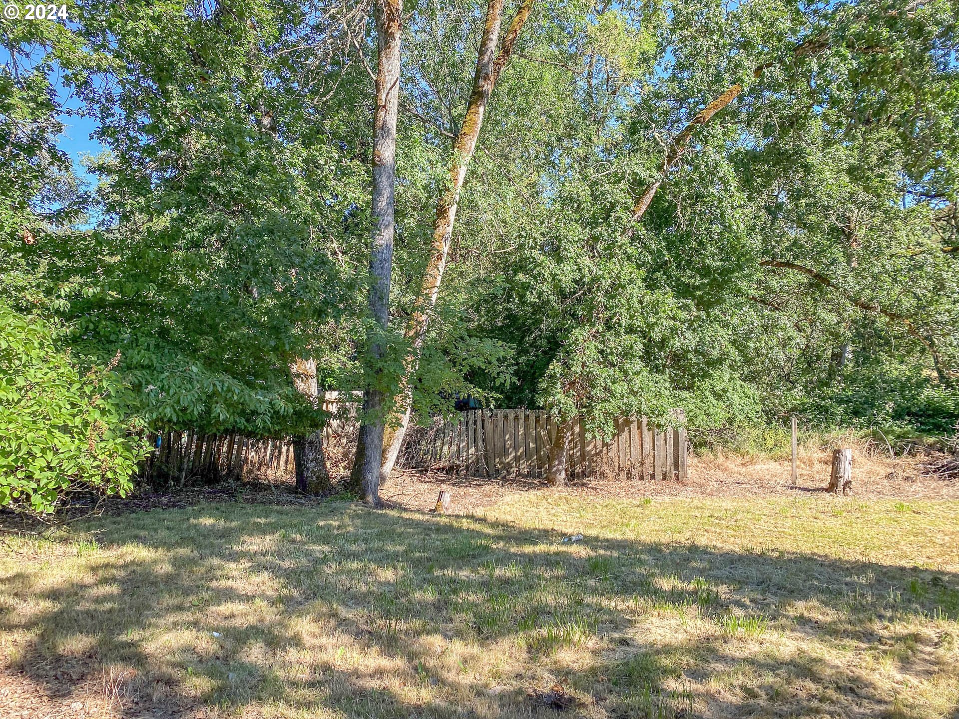 881 Northeast Newton Creek Road Roseburg, OR 97470 - Photo 11 of 11 a view of a yard with plants and a bench
