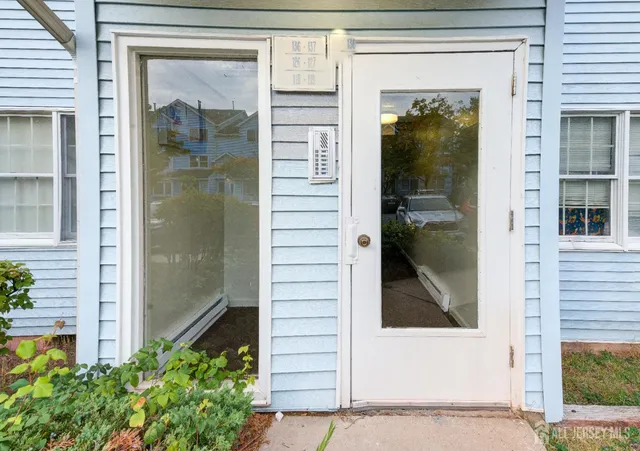 a view of a entryway door of the house